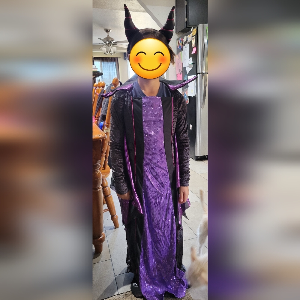 Girls Maleficent Costume - Sleeping Beauty